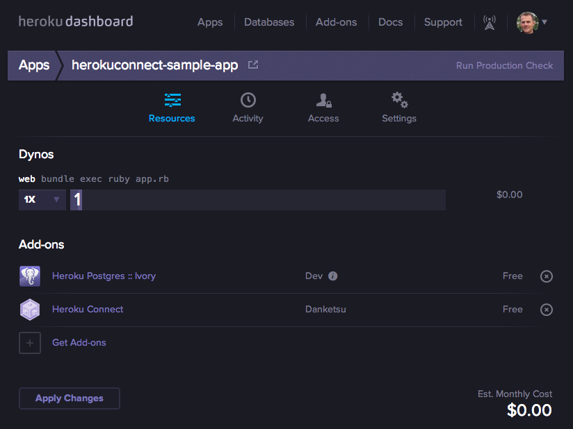 Metabase heroku update